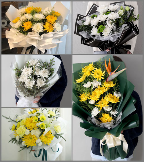 广东中山市横栏镇横西村白事花束代送